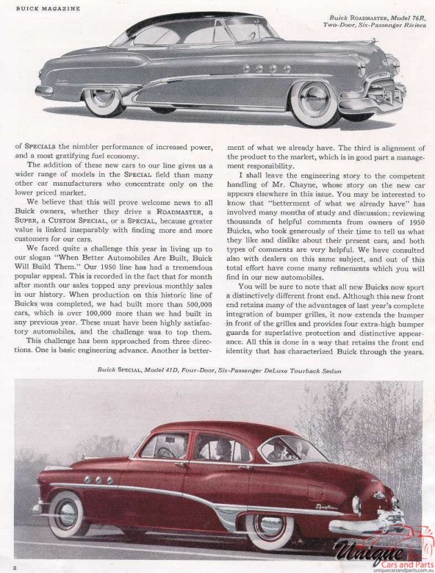 1951 Buick Magazine Page 5